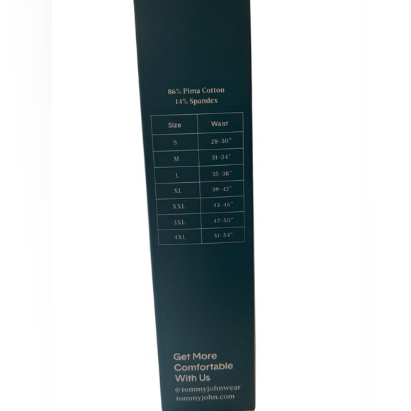 Tommy John Cool Cotton Boxer Brief 6”Inseam
2 pack Size Small - Picture 2 of 6